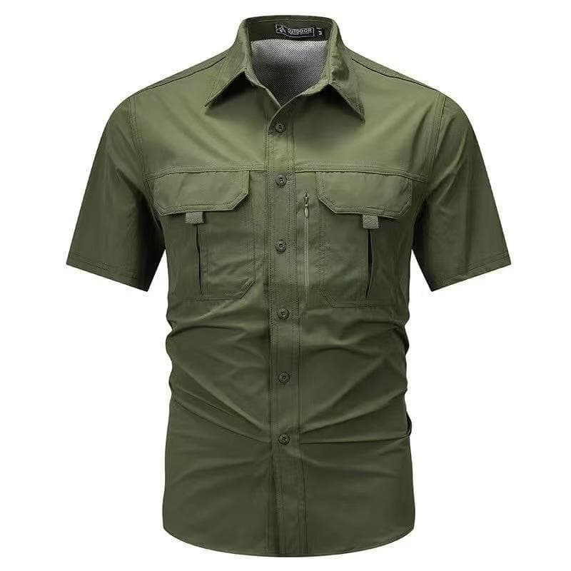 Double Pocket Spandex Shirt